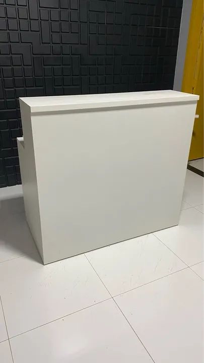 Balcão de atendimento recepção comércio/loja MDF SEMINOVO  - Foto 5