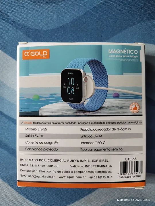 Carregador para relógio e carregador para celular Apple  - Foto 6