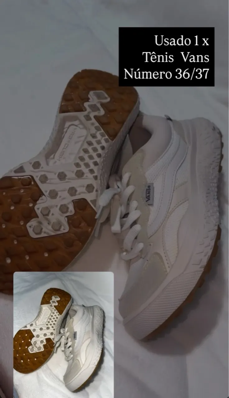 Tênis Vans Branco - Número 36/37