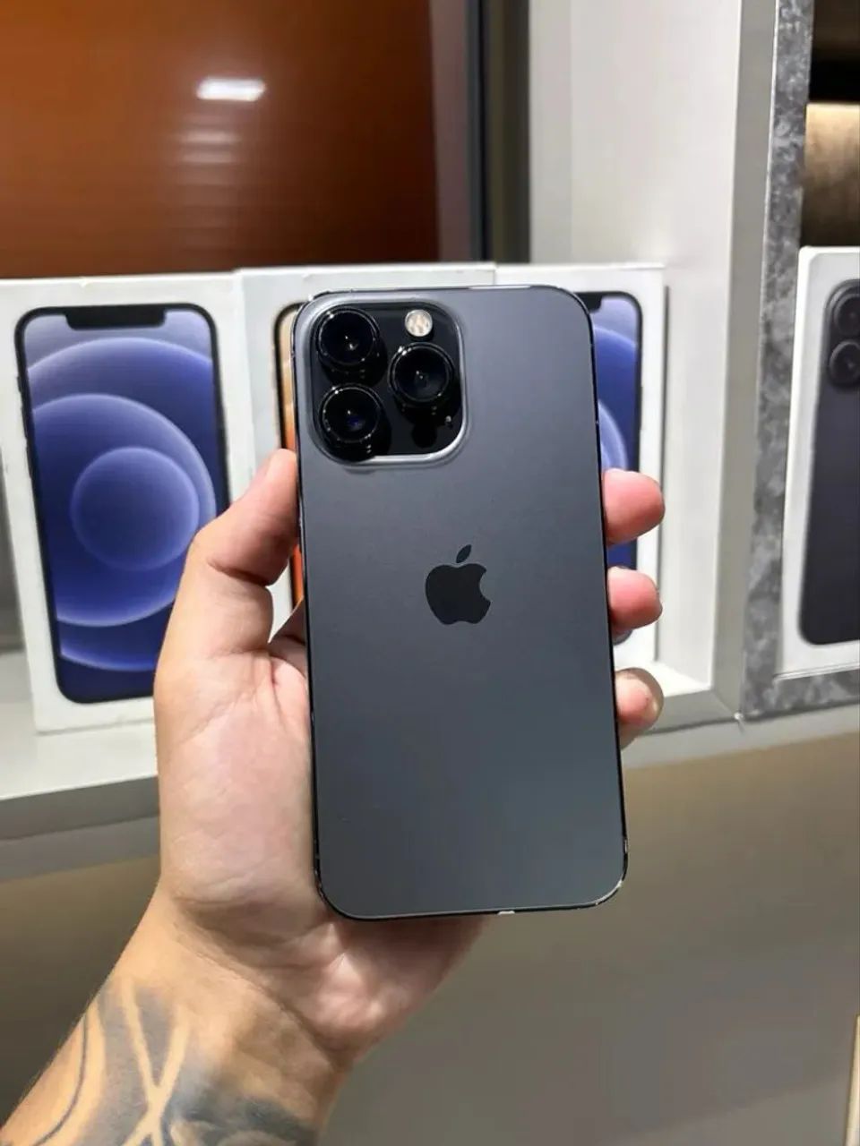 iPhone 13 Pro 128 gb semi novo Preto 