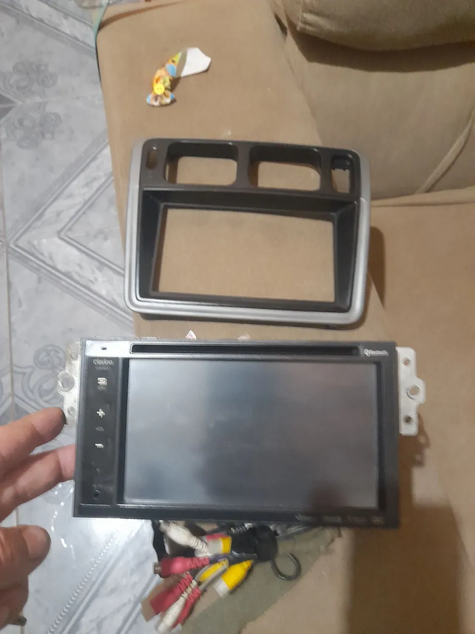 Central Multimídia d tr4 Clario com moldura