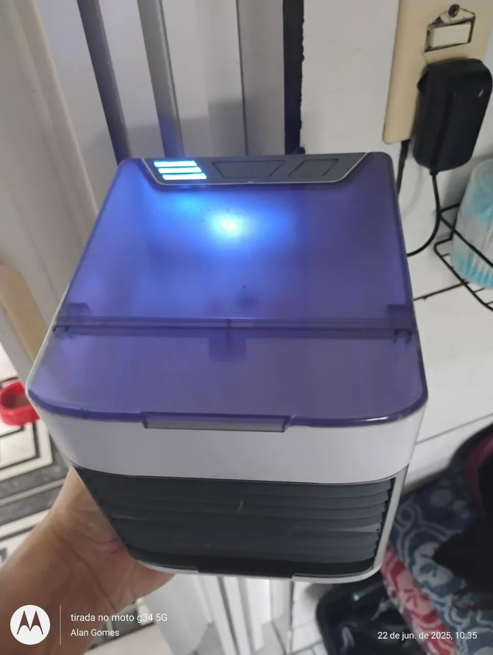 Climatizador de Ar Portátil mini - Refrescância e Conforto - Foto 2