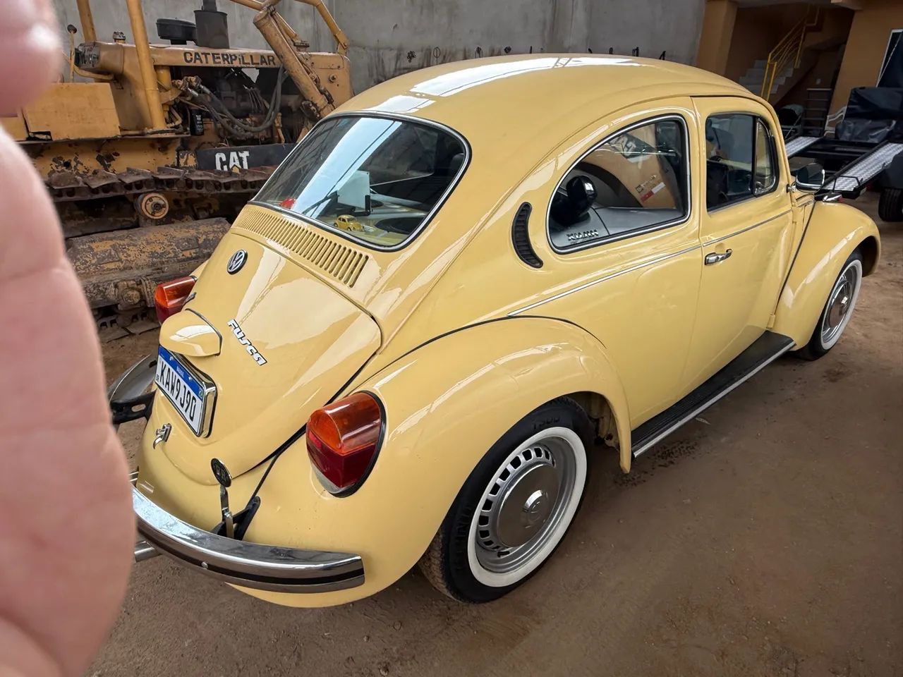 Vendo fusca completo com ar-condicionado trava elétrica e vidro eletrônico  - Foto 4