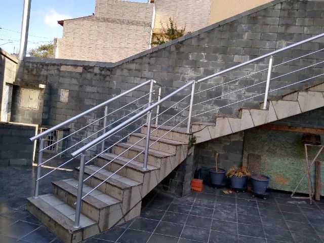Guarda Corpo em Aluminio. Sob medida Com travessas. Confira - Foto 3