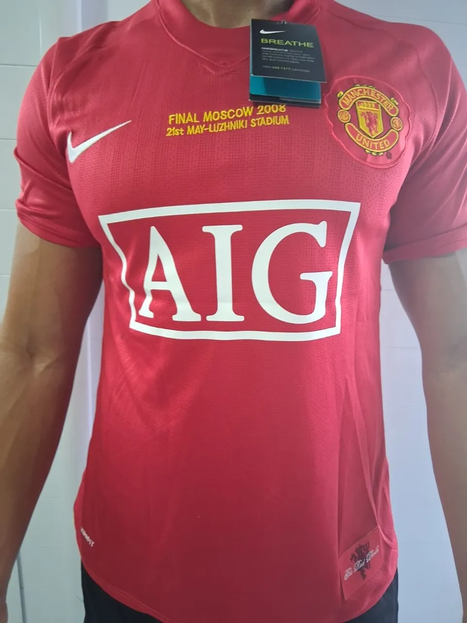 Camisa Manchester United Final Moscow 2008