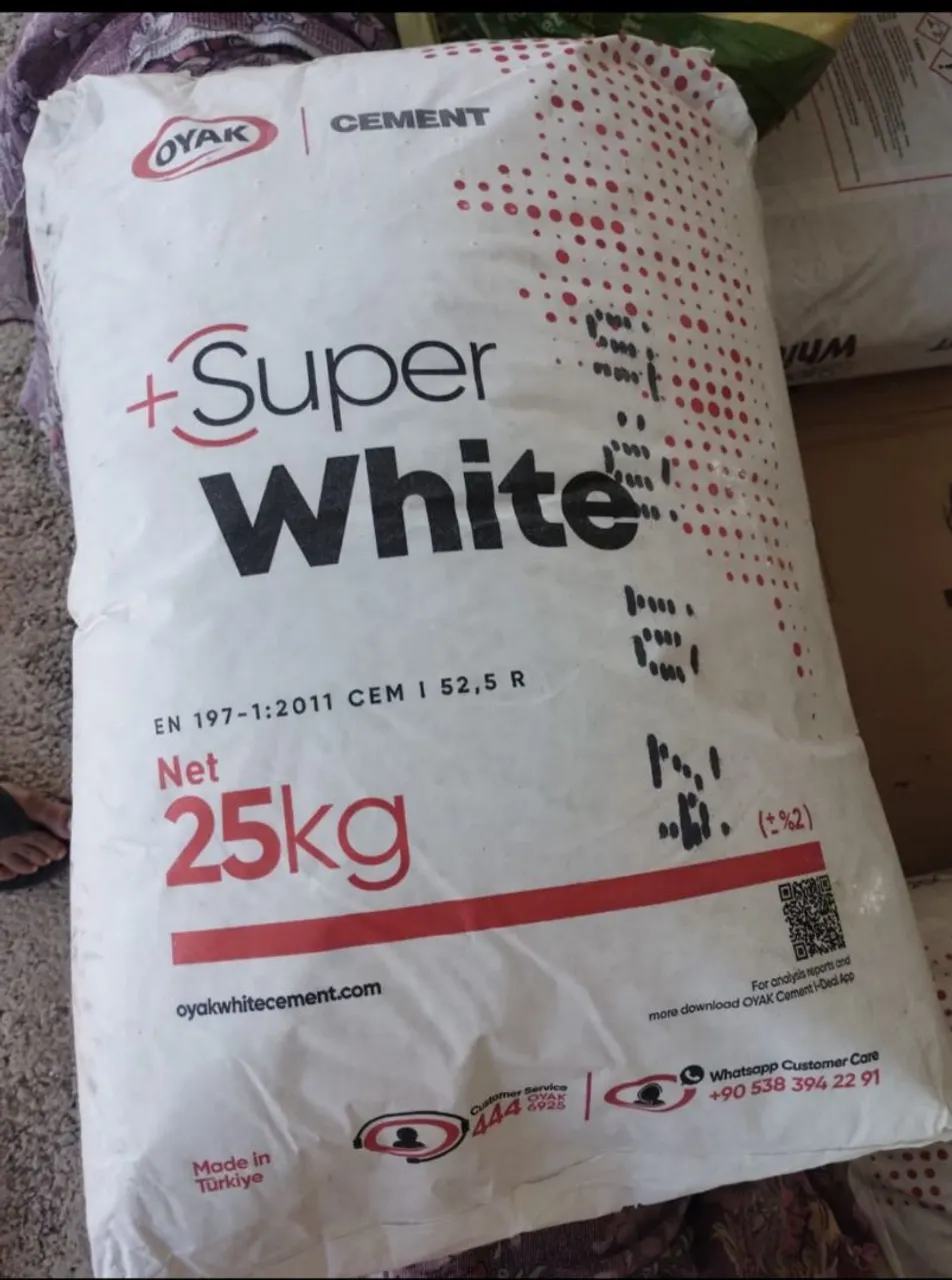 Cimento BRANCO Super White OYAK 25kg