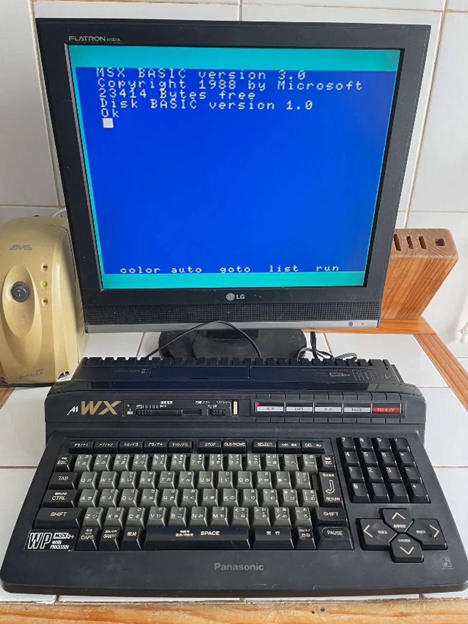 m*r様 MSX2+本体のみ\\Panasonic FS-A1WX//レトロPC MSX2+ Panasonic FS-A1WX - Computadores e Desktops - Setor de