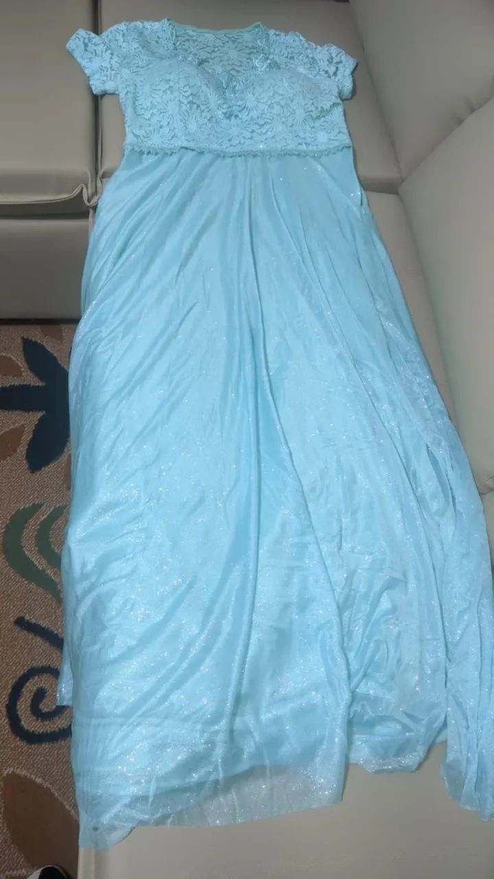 Vestidos de festa Verde Tiffany  - Foto 2