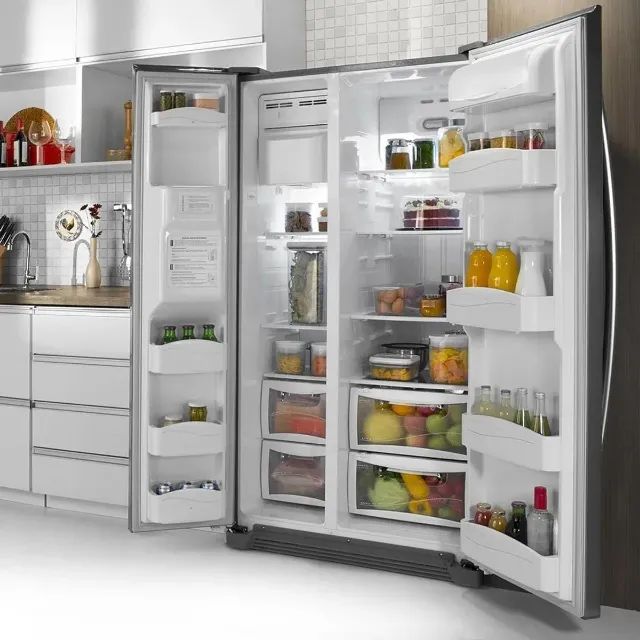 Geladeira Electrolux Frost Free 504L Side by Side Efficient Água na Porta Cor Inox (SS72X) - Foto 6