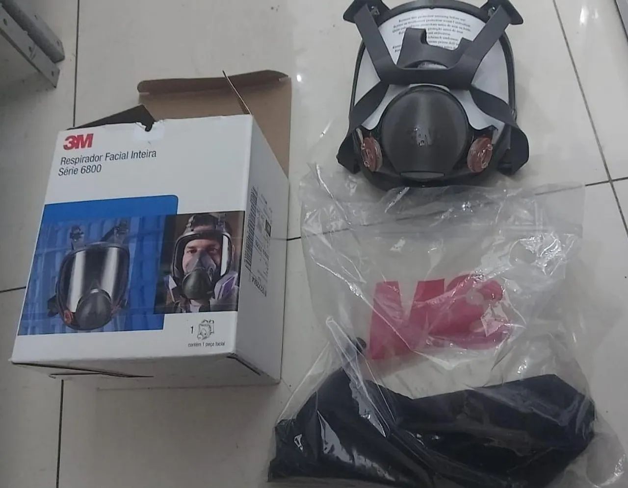 Máscara Respiratória Facial Inteira 3M Série 6800 ( Full face )