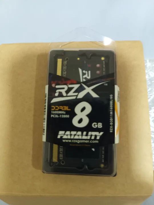 Memória RAM 8GB DDR3 PC12800 1600MHz RZX Fatalility