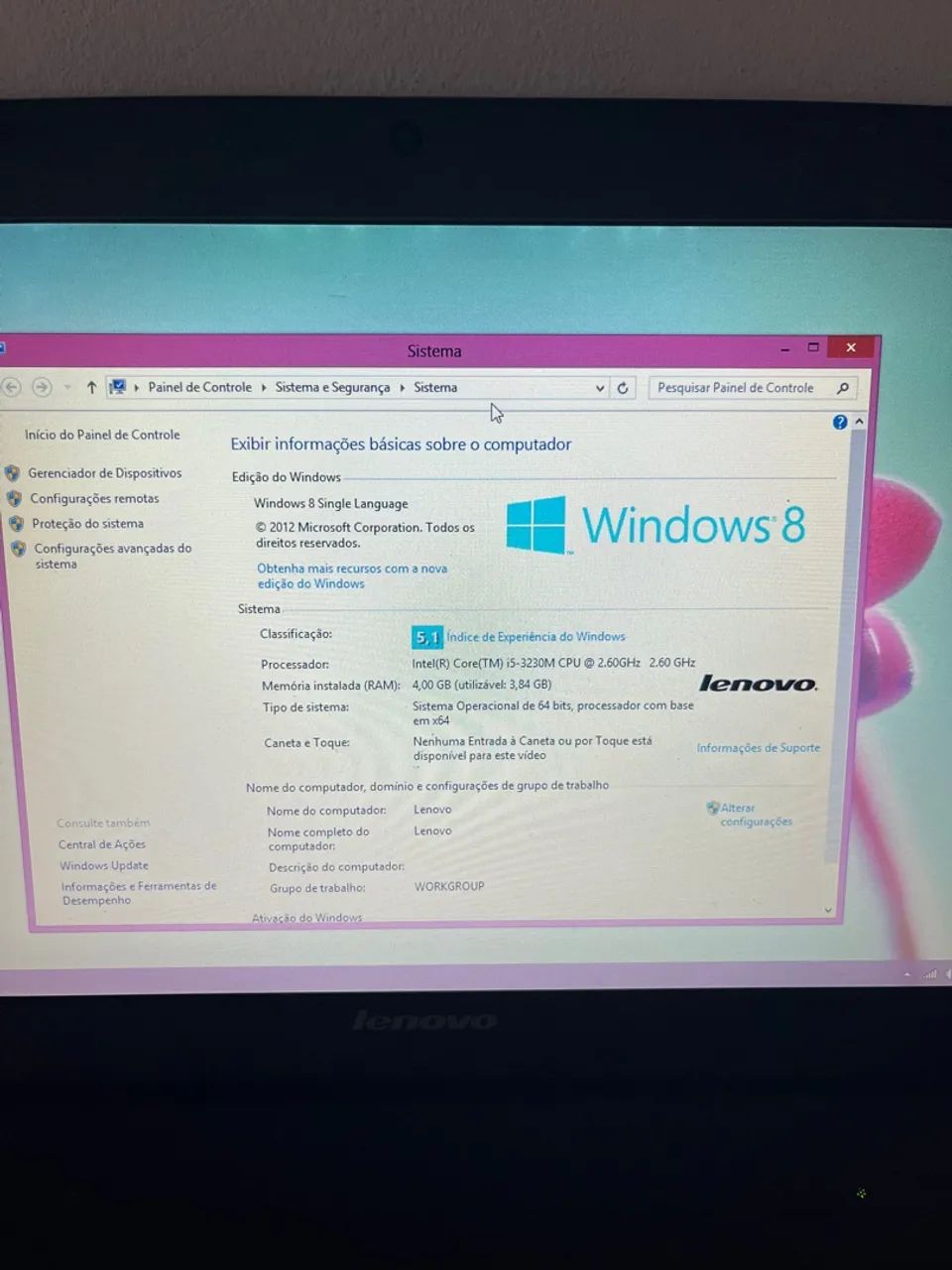 Notebook Lenovo Intel Core i5 *Ler legenda  - Foto 3