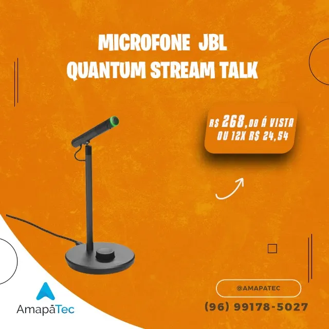 Microfone Jbl Quantum Stream Talk