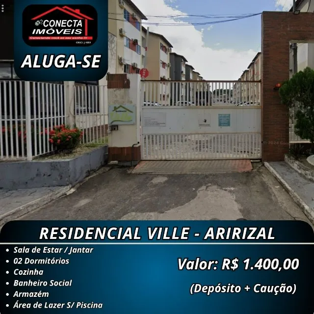 Alugo Apartamento na Aririzal