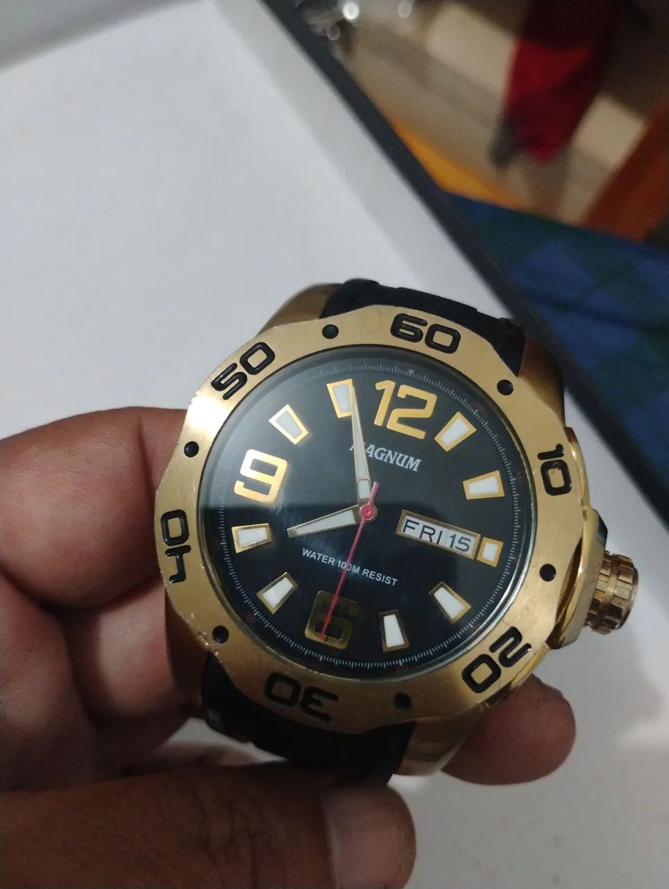 Relógio Magno em aço aprova dágua  - Foto 5