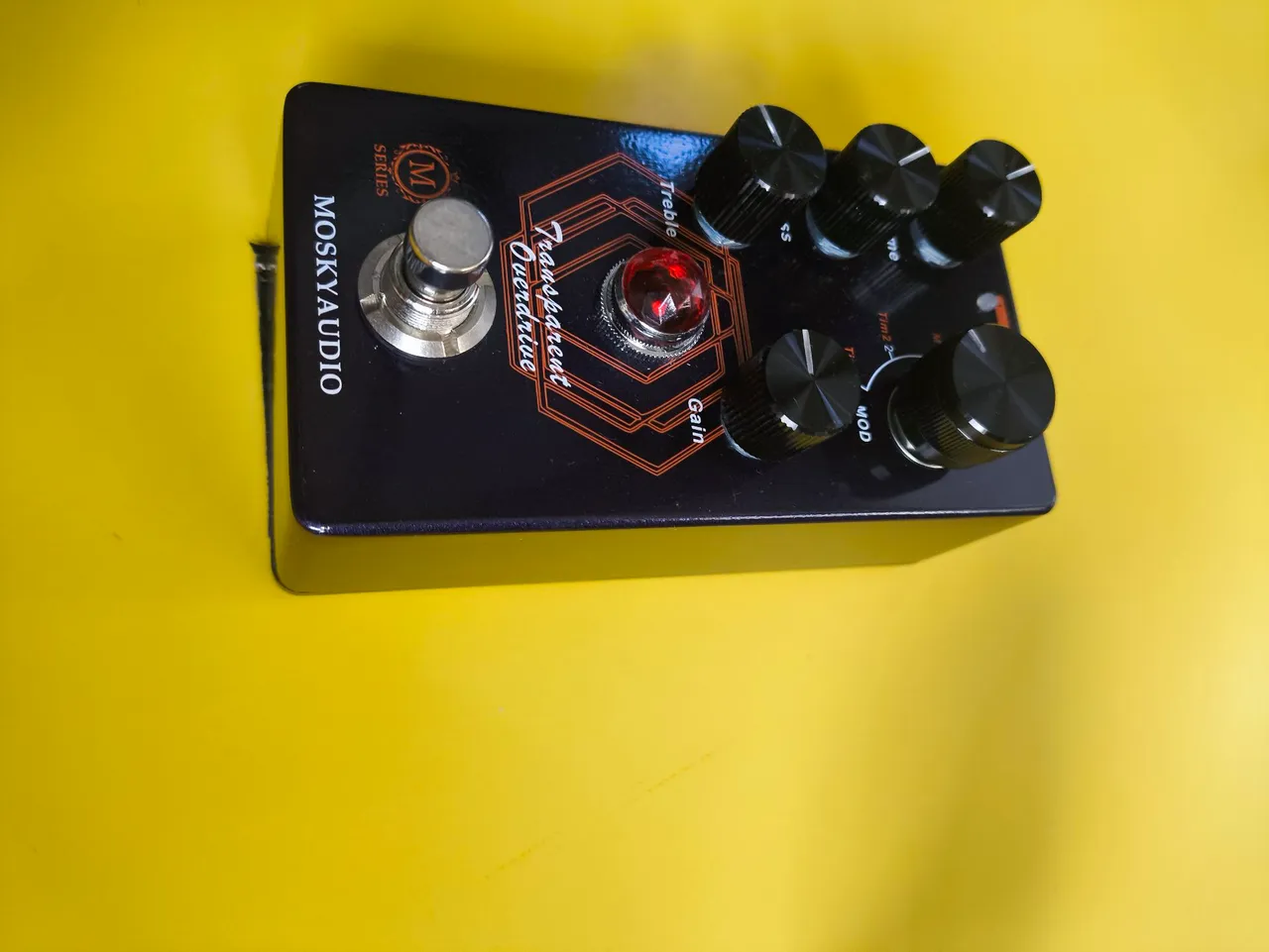 Pedal Transparent Overdrive Mosky Audio Estudo trocas