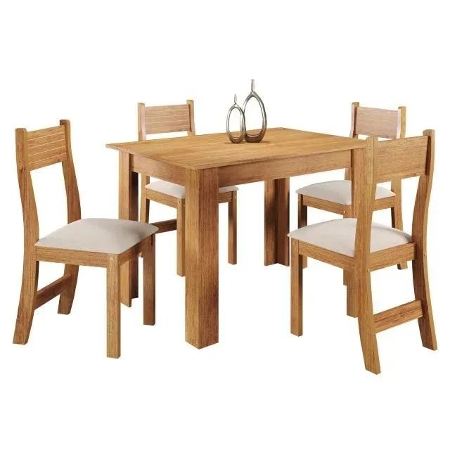 Mesa de Jantar Palace com Cadeiras Brisa Bronze - Foto 2
