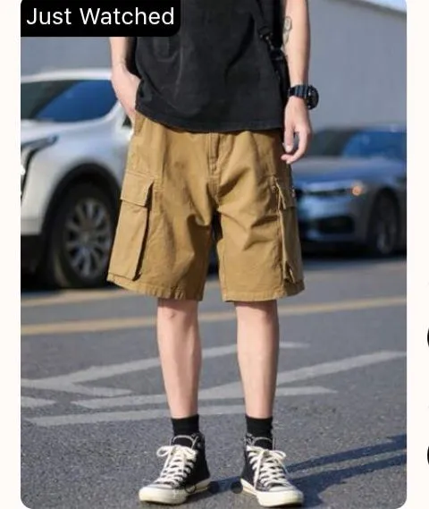 Shorts Cargo Masculino Bege