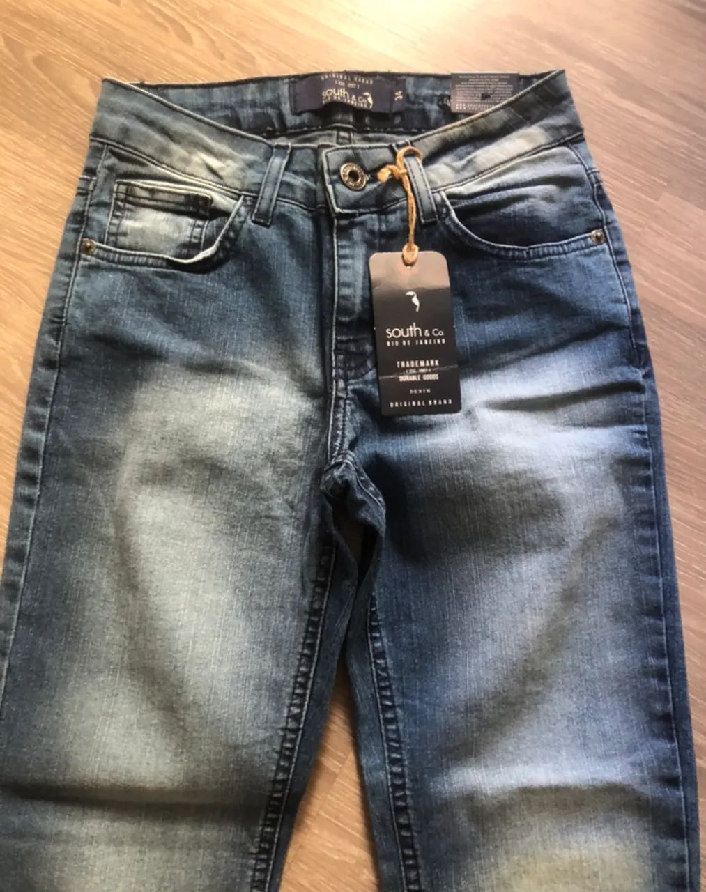 CALÇA JEANS DA SOUTH TAMANHO 34 - Foto 5