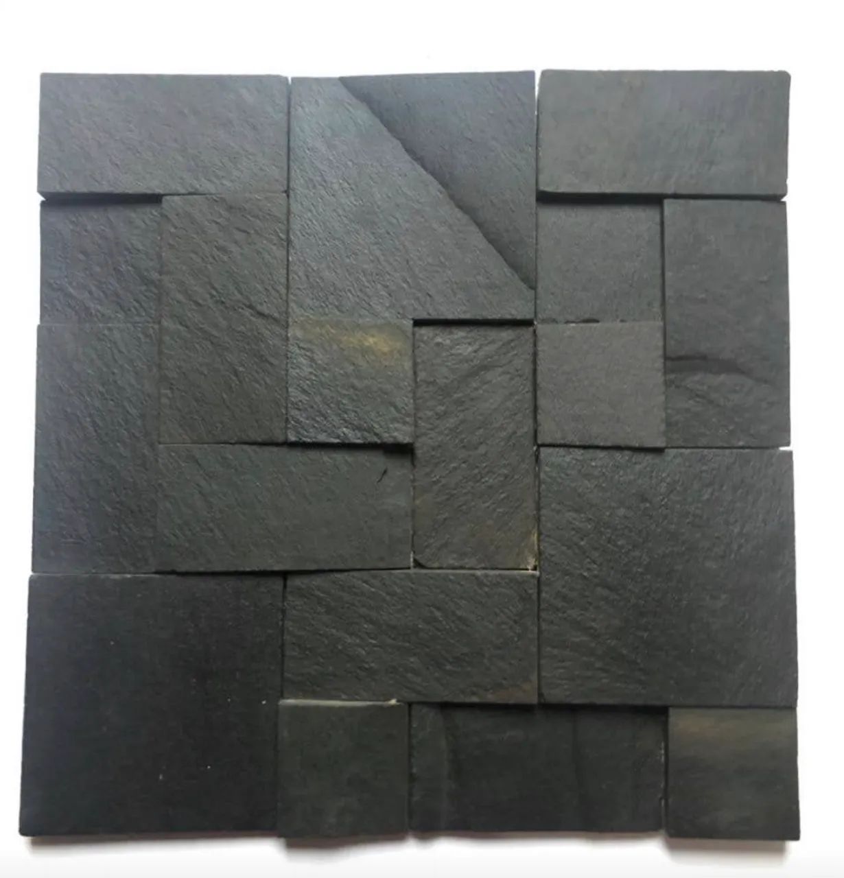 Mosaico Pedra Ferro Preta 
