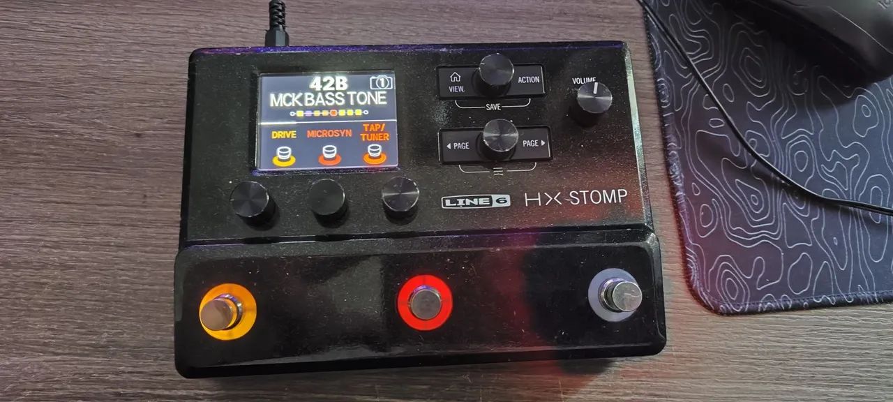 HX STOMP LINE 6 + FONTE EXCELENTE ESTADO - Instrumentos musicais