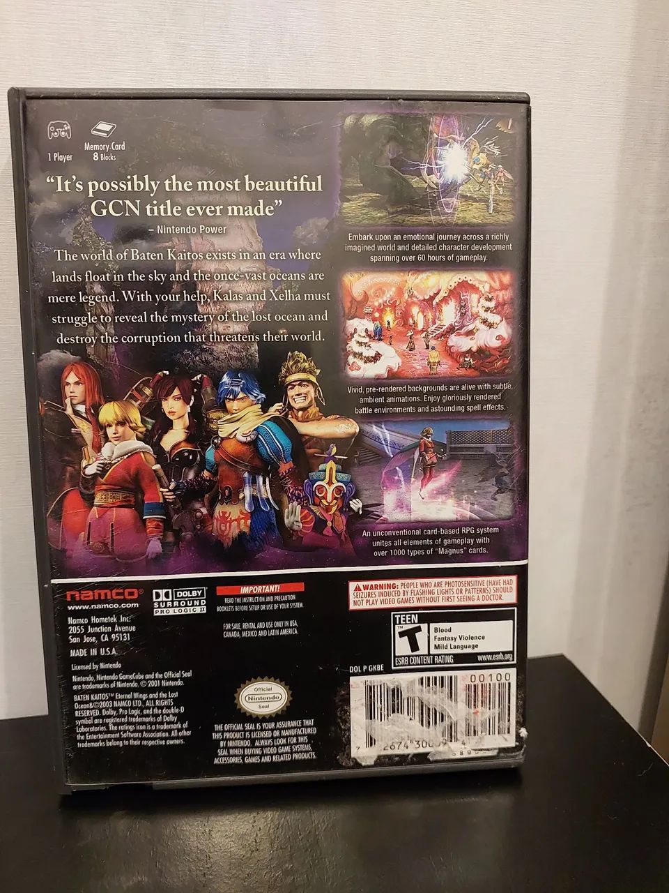 Baten Kaitos: Eternal Wings and the Lost Ocean - Jogo Usado