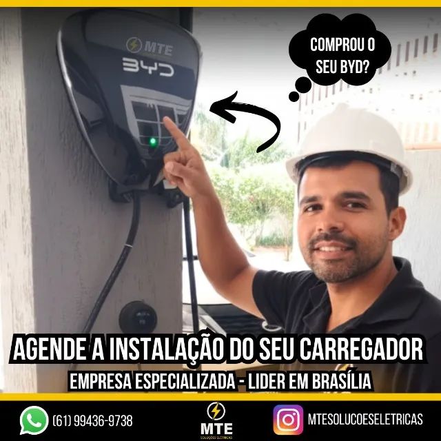 Instalação de Carregador para carro elétrico WALLBOX DF