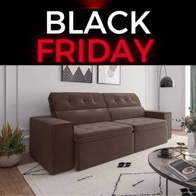 sofa retratil e reclinavel de molas  - Foto 2