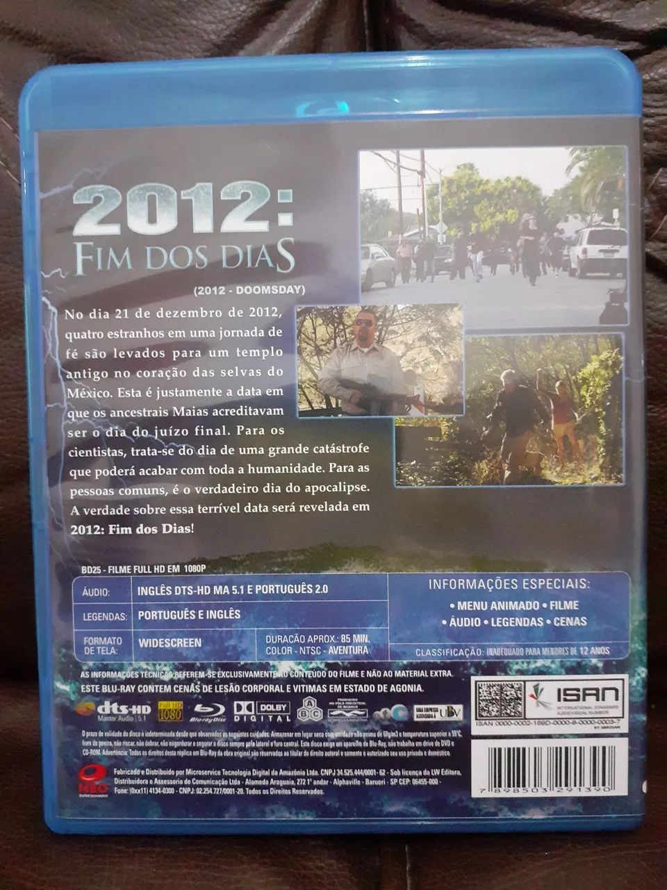 Blu-Ray 2012 Fim dos Dias. - Foto 2