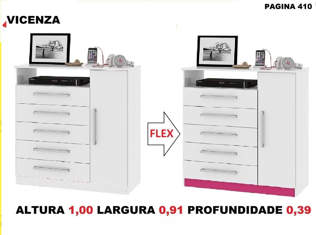 ? MEGA PROMOÇÃO DE CÔMODA TEMOS APARTI DE 390? - Foto 5