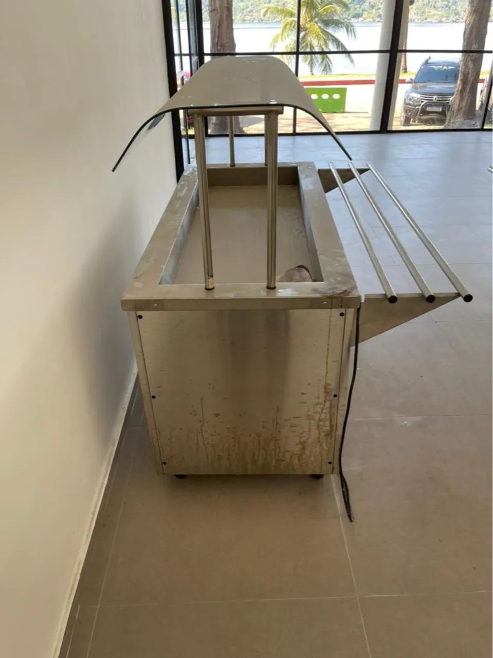 Pista fria ou quente de inox para Restaurante