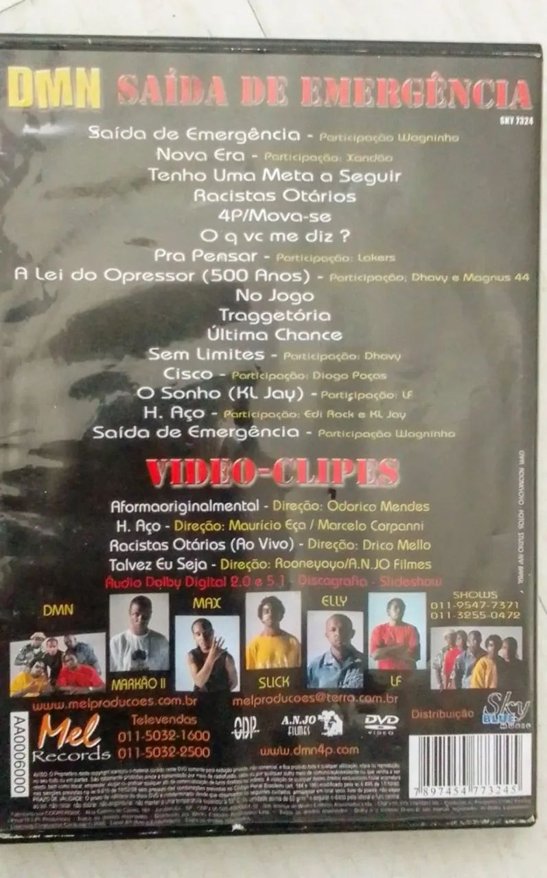 DVD - DMN - Saída de emergência - show ao vivo + clips - ORIGINAL - Foto 2
