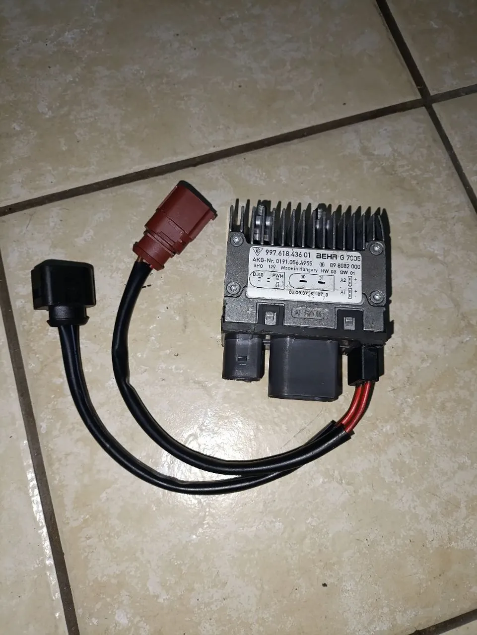Módulo ventoinha Porsche Audi BEHR G 7005
