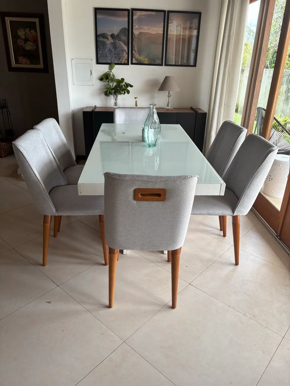 Conjunto de Mesa de Jantar e Cadeiras - Foto 2