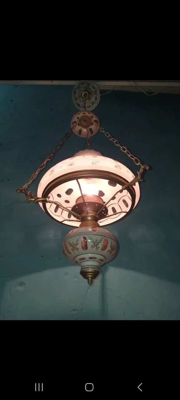 LUSTRE ANTIGO OVERLAY RARIDADE  - Foto 4