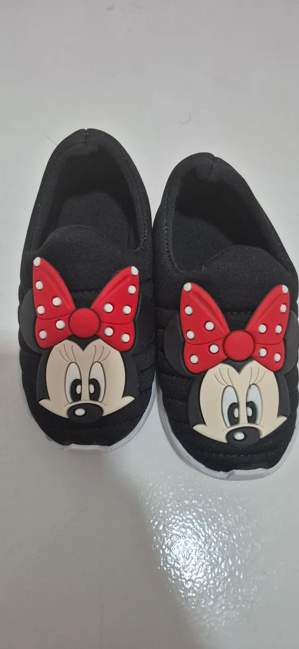 Tênis Slip On Infantil Minnie Mouse N° 23