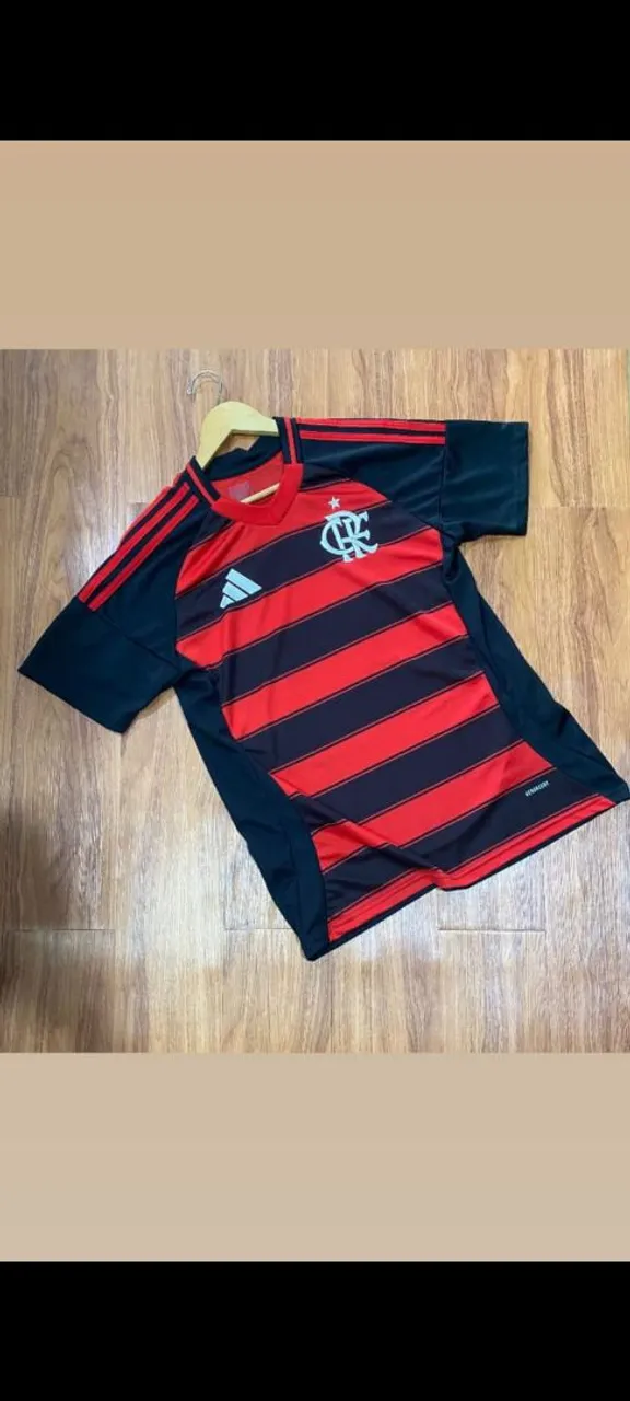 Camisa oficial do Flamengo tem/25. Tambem Regatas flamengo é retrôs.
