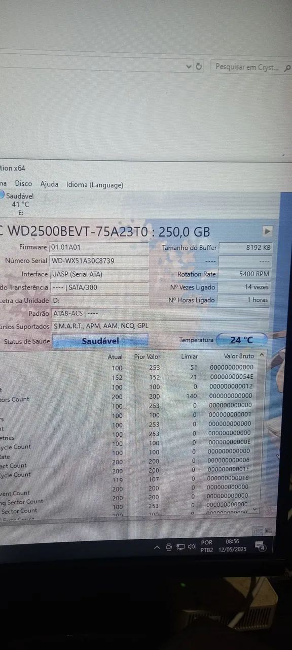  Dois HDs de nootbook  250gb e 500gb 65 R$ - Foto 5