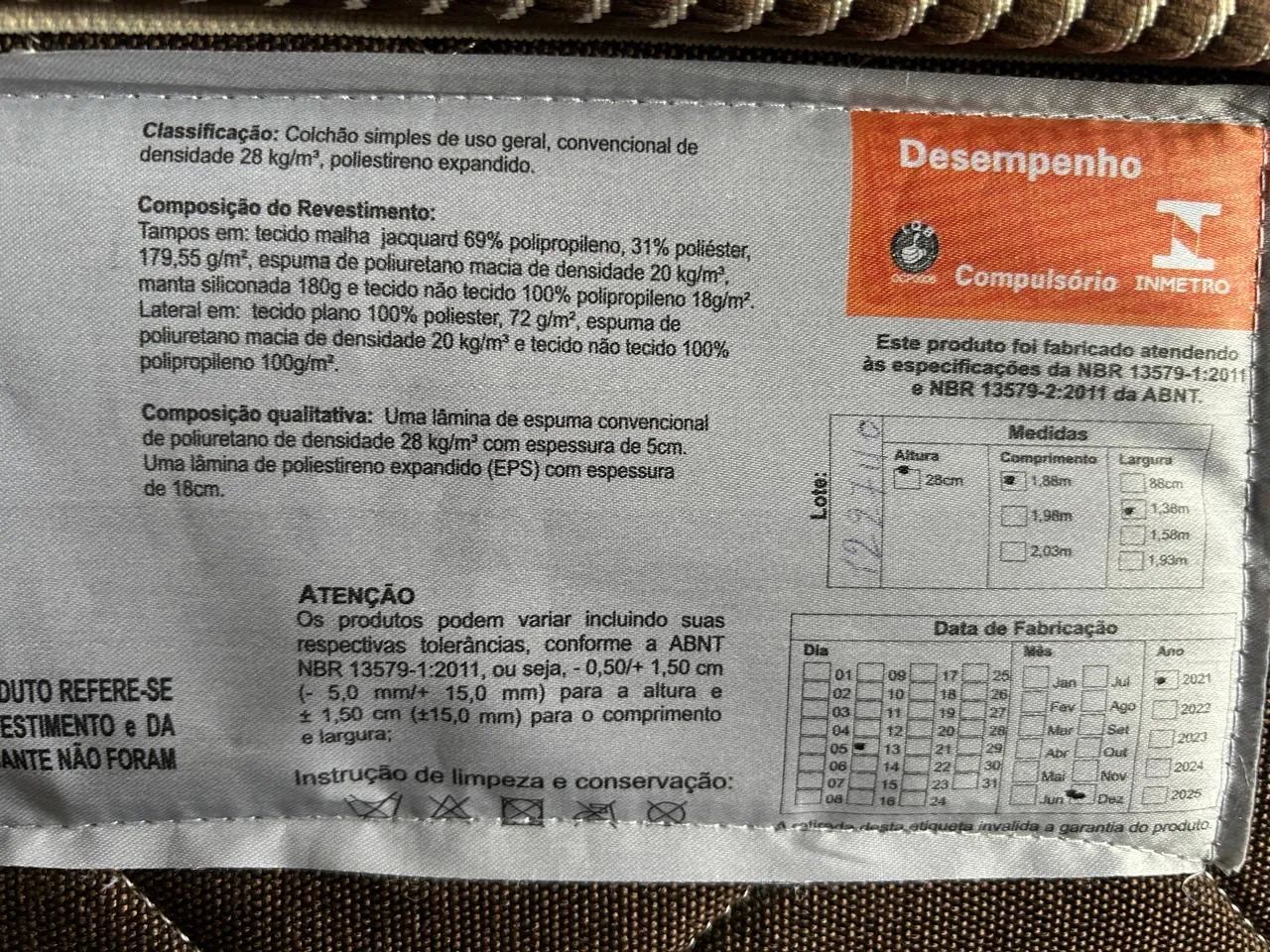 Colchão da marca Serflex64221277676162122