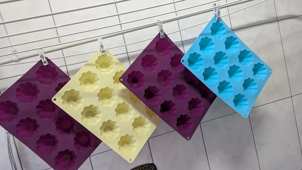 Forma de silicone Kit 4 peças 