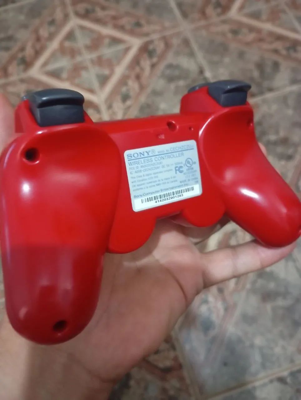 Controle original para PS3 - edição vermelho ,em excelente estado! - Foto 3