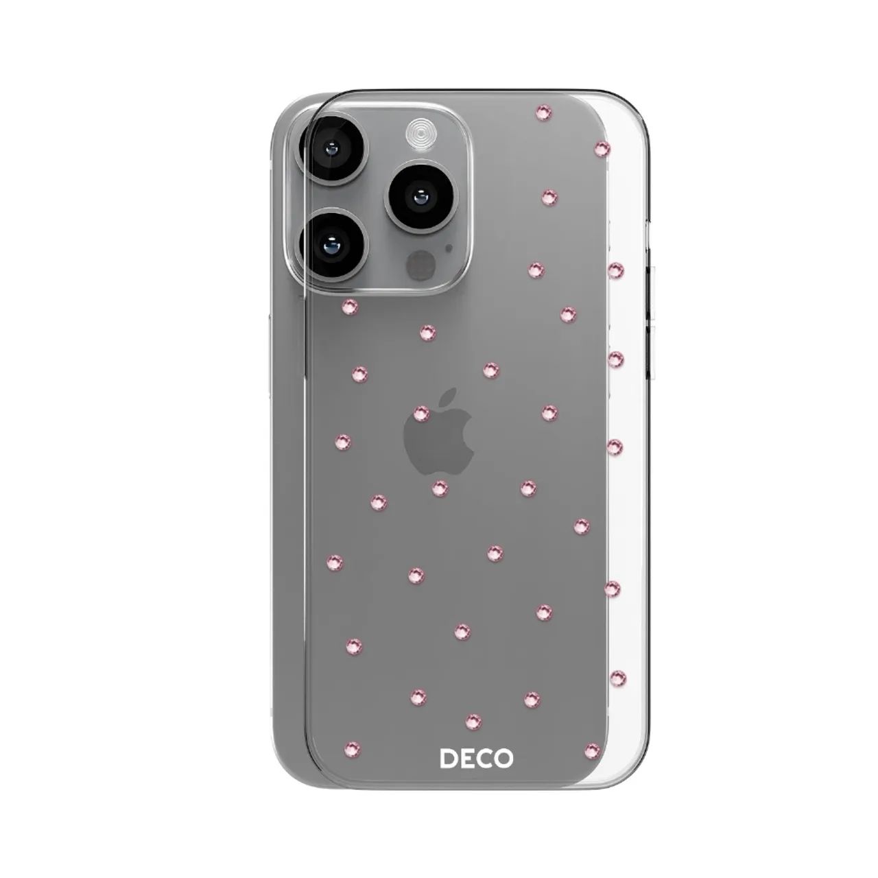 Capa Pontos De Cristais Rose IPhone 12 Pro - Foto 2
