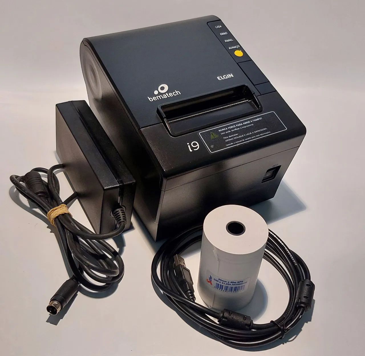 Impressora Térmica C/ REDE Ethernet Elgin i9 - Bematech Bobina Larga 80mm