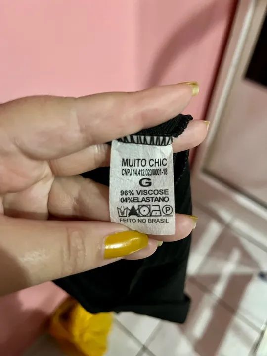 Vestido preto básico NOVO - tamanho G (veste M) - Foto 3