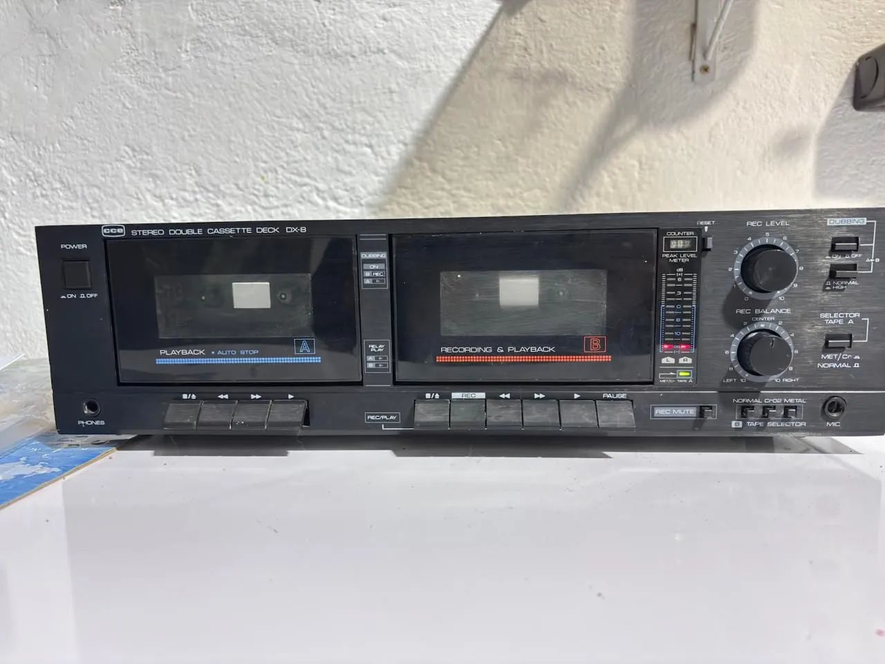 Gravador de Cassete Duplo CCO DX-8 - Foto 6