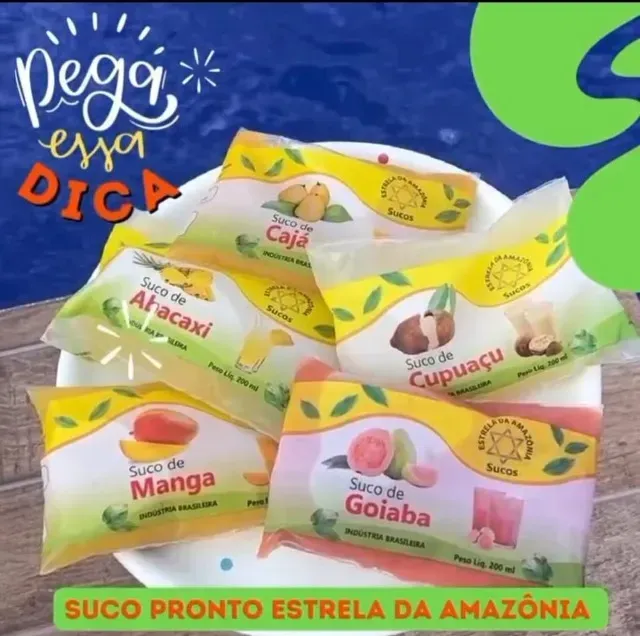 Sucos Naturais Prontos para Beber - Só R$ 1,50!