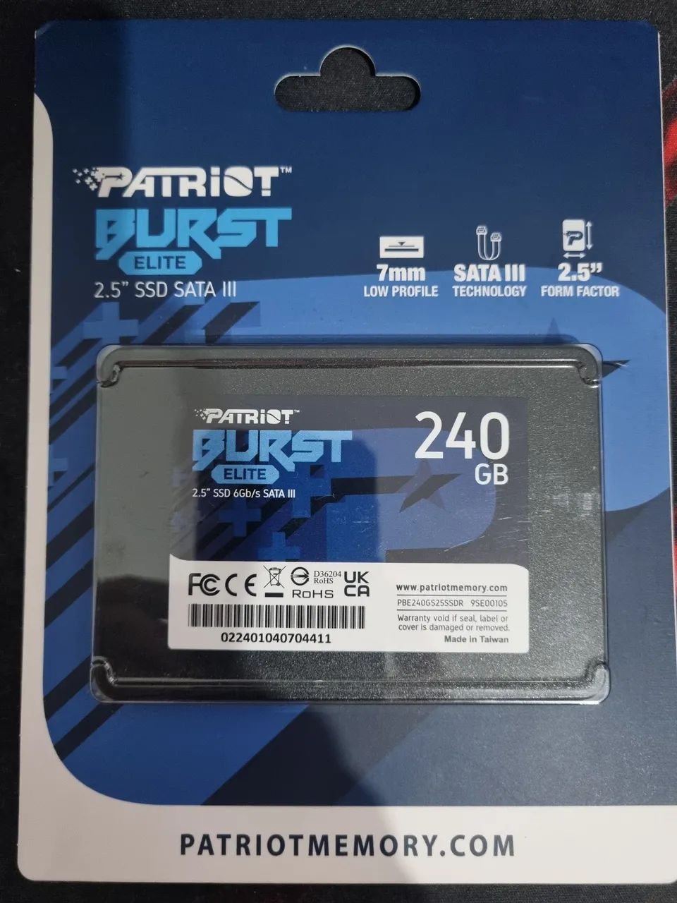 SSD Patriot Burst Elite 240gb