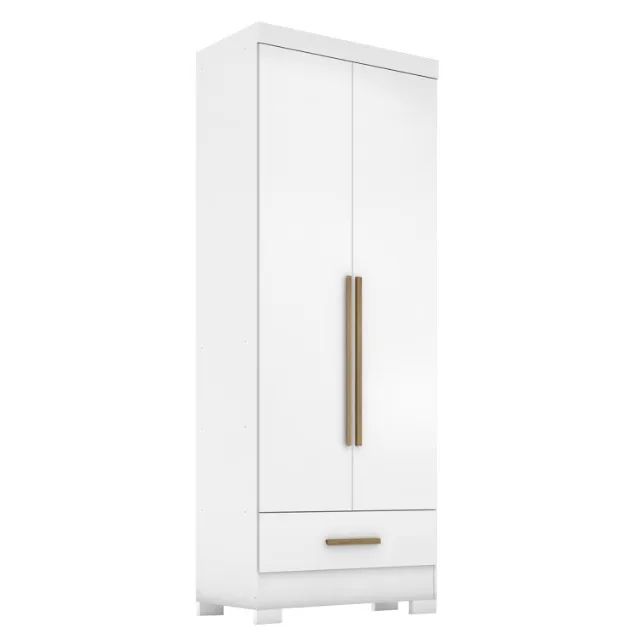 Roupeiro Solteiro Smart Plus Branco - Entrega Rápida!