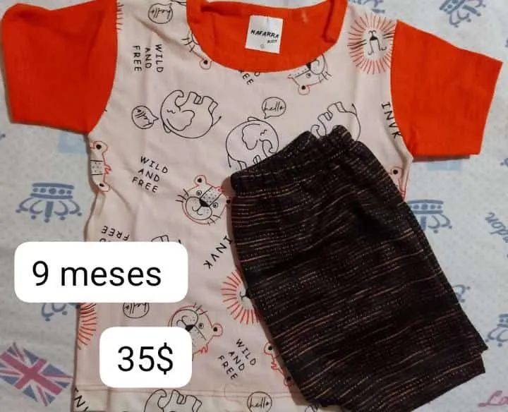 Conjunto de Roupa Bebê 9 Meses - Foto 2
