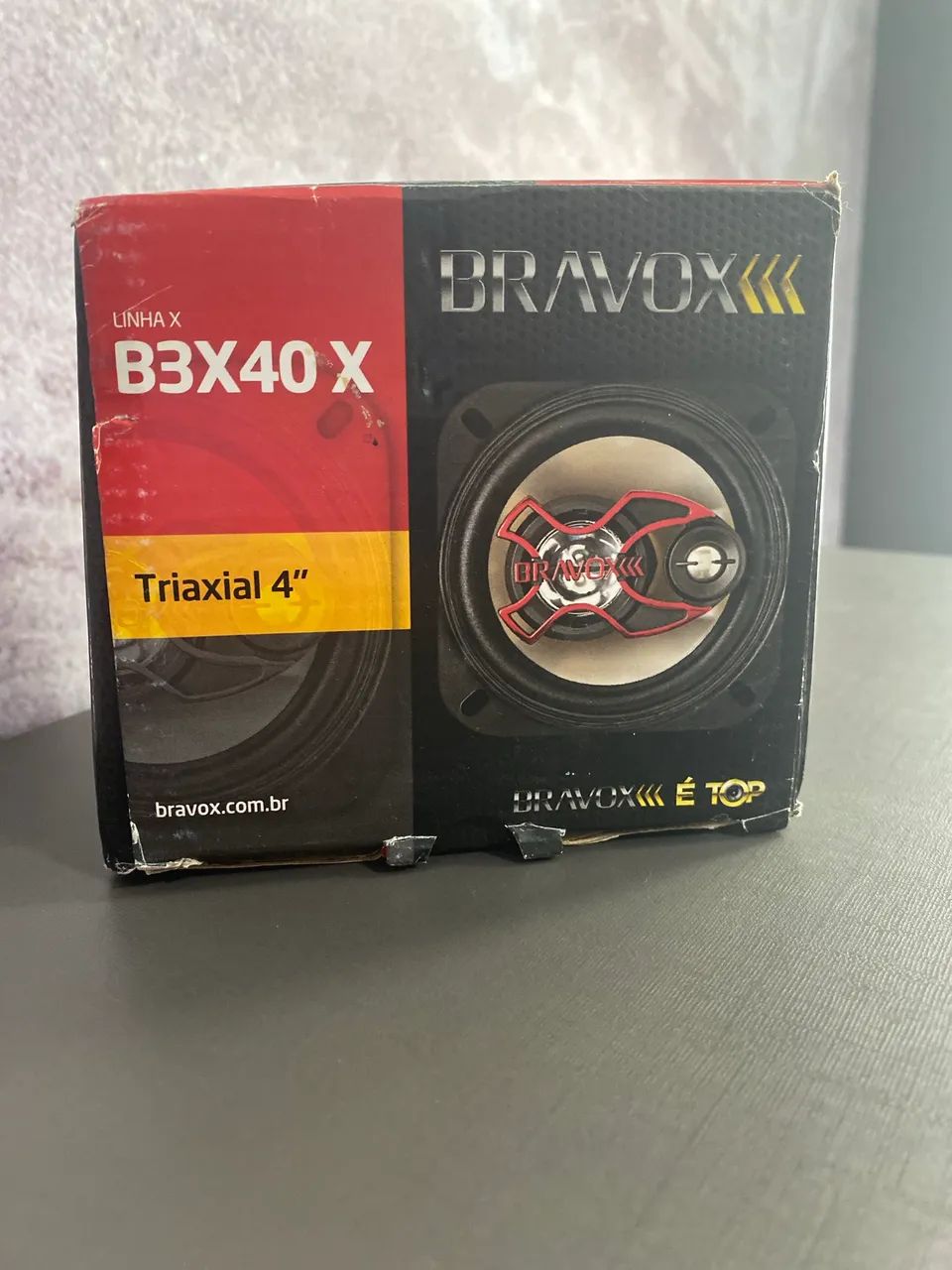 Alto-Falante Triaxial Bravox B3X40X de 4 polegadas. 